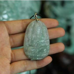 Phật ngọc Phỉ Thúy lớn A tuổi Tý FS6508-1